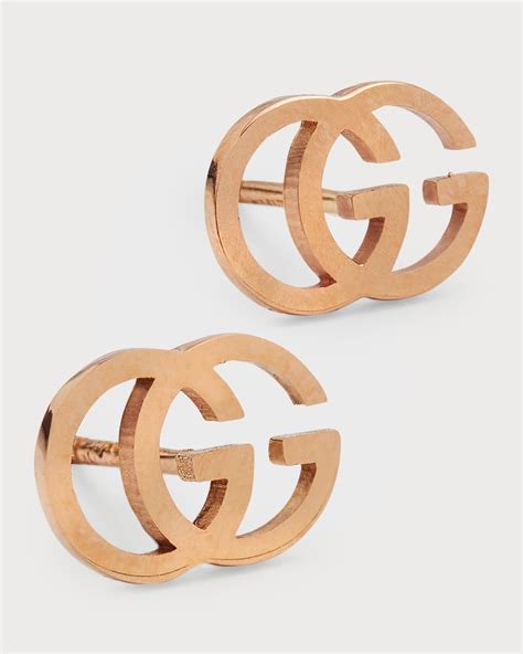 gucci earrings gold studs|gucci stud earrings sale.